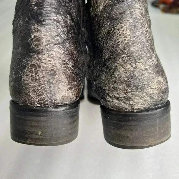 Steven By Steve Madden Reins Leather Knee High Distressed Riding Boots Brown 6.5 - Picture 12 of 16